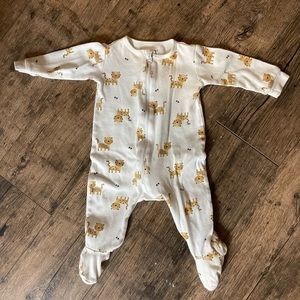 Petit Lem footed onesie